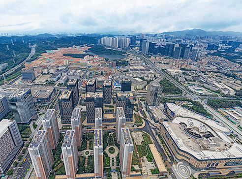 Mature commercial facilities, sharing the Shenzhen urban living circle